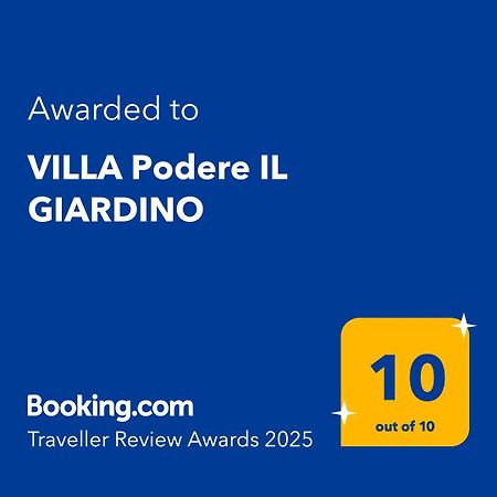 Villa Podere Il Giardino Castiglion Fiorentino Extérieur photo